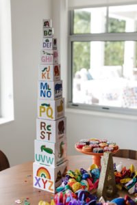 This darling 2nd birthday party featured a Brown Bear Brown Bear by Eric Carle theme! With vibrant colorful decorations, giant animals and amazing cake and cupcakes, it's full of fabulous ideas to bring this book to life! #brownbear #ericcarle #2ndbirthday #partyideas