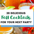 Looking for delicious fall cocktails for a crowd? Here are our favorite autumn drink recipes with alcohol - from vodka to whiskey and more - that are warm, easy and simple to make for Thanksgiving dinner or just because! #fallcocktail #cocktails #drinkrecipe #cocktailrecipe