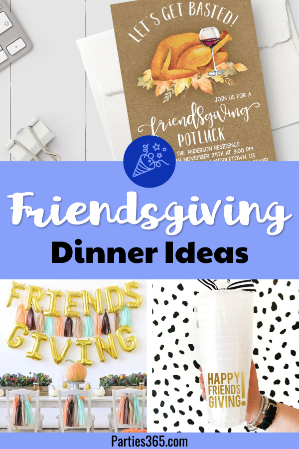 ideas for planning a Friendsgiving Dinner party