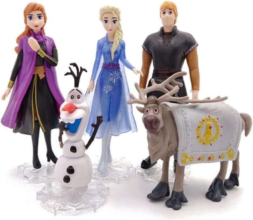frozen character cake toppers for party
