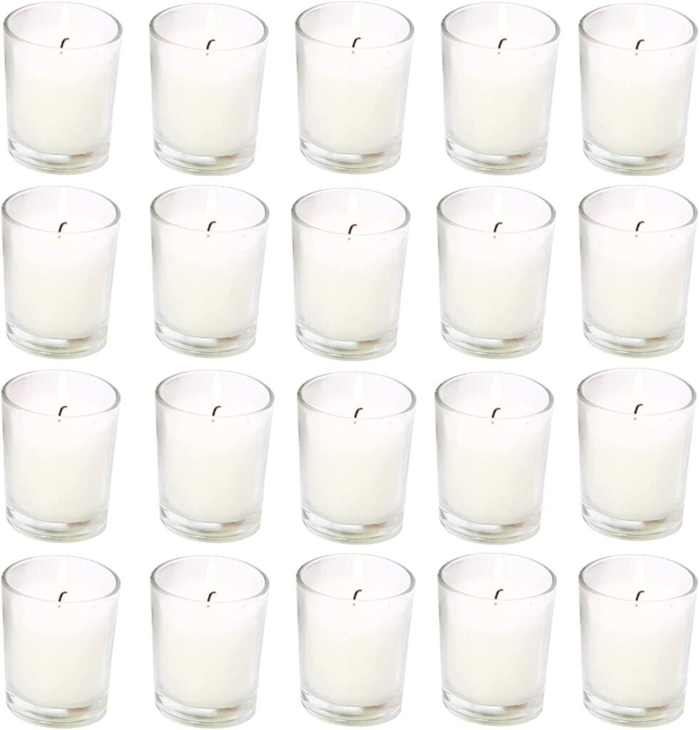 unscented votive candles