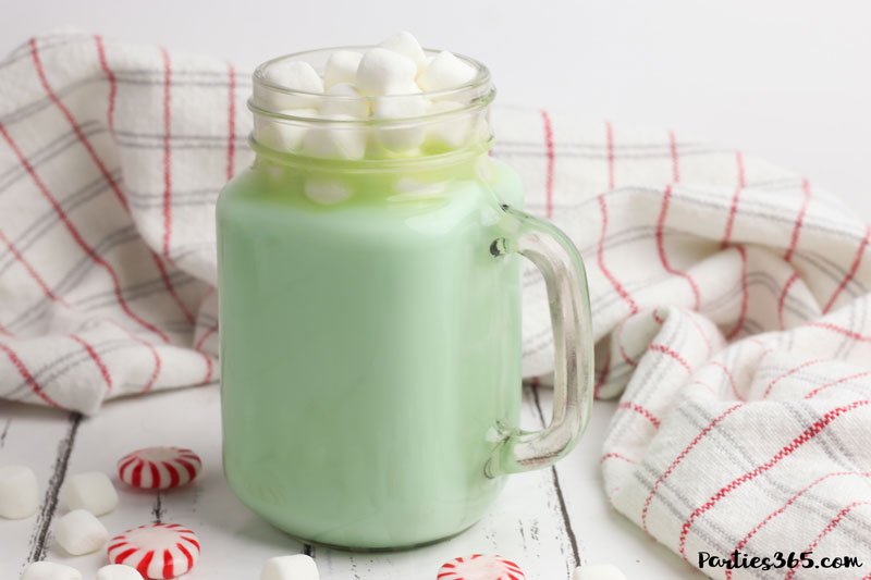 Mint Hot Chocolate Recipe for holiday parties