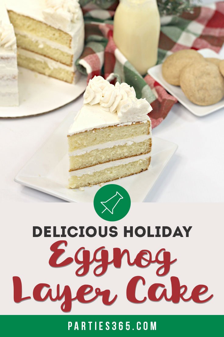 Christmas eggnog cake recipe