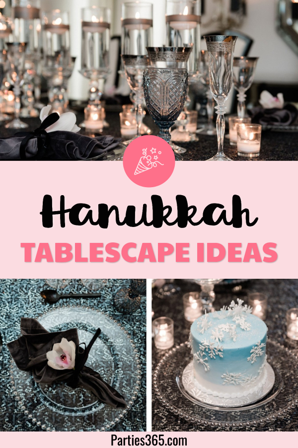 Hanukkah tablescape ideas