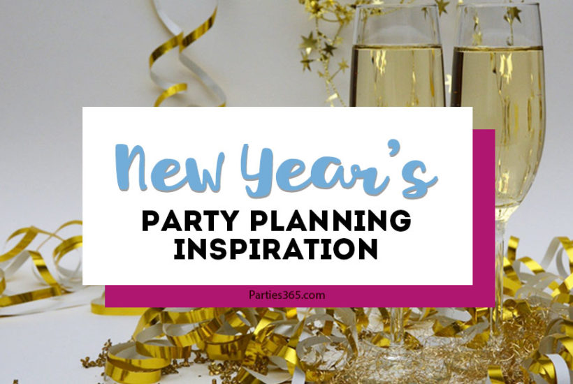 Looking for decorations, ideas and party supplies for a New Year's Eve or New Year's Day party? Grab our free New Year's printables, see tablescape ideas and more! #newyears #2020 #newyearseve #partysupplies