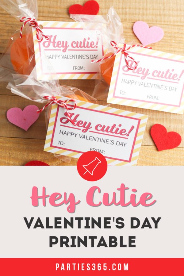 DIY School Valentine's Day Card for Kids: Free Printable - Parties365