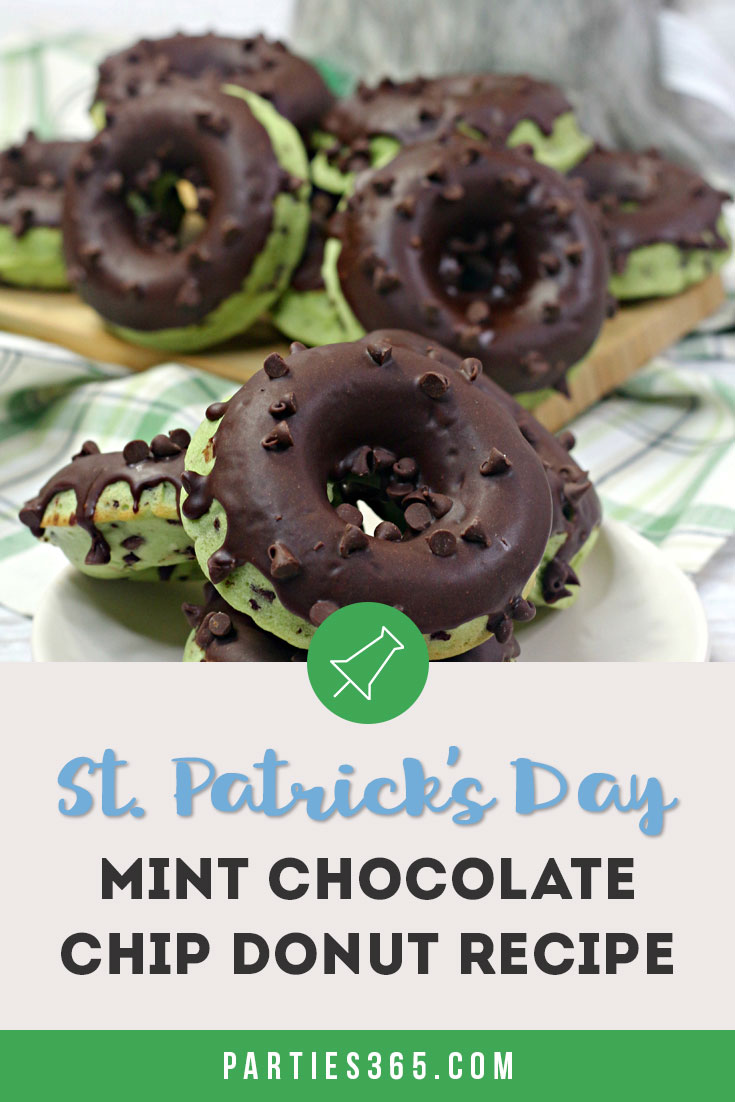 mint chocolate chip donuts