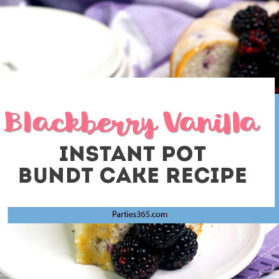 blackberry vanilla bundt cake instant pot recipe