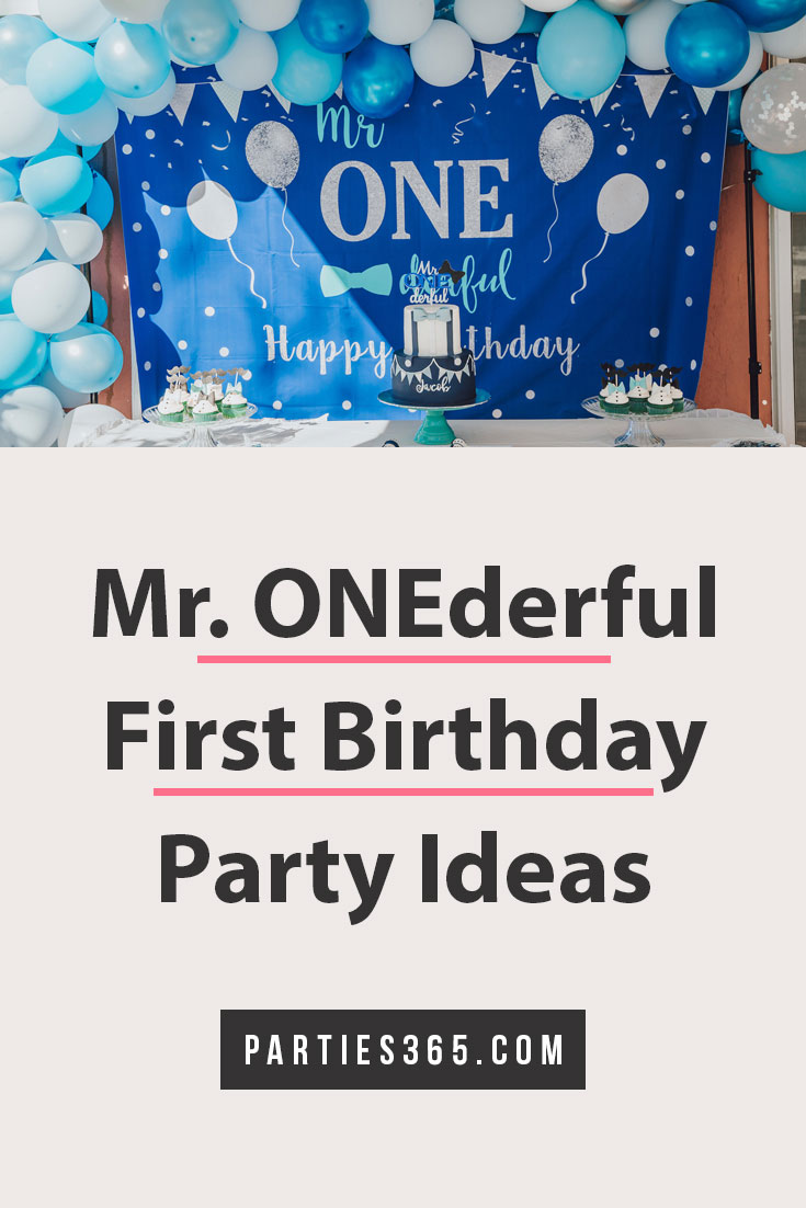 mr. onederful first birthday party ideas