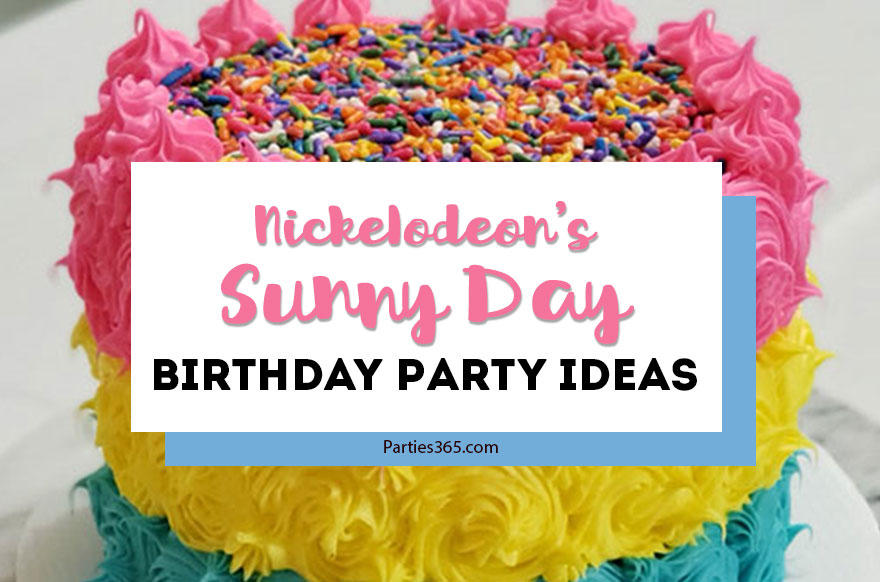 SUNNY DAY HAPPY BIRTHDAY BANNER ~ Birthday Party Supplies Decoration Nick Jr 