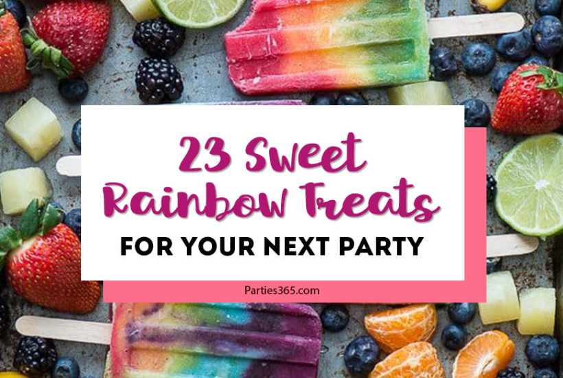 sweet rainbow treat recipes