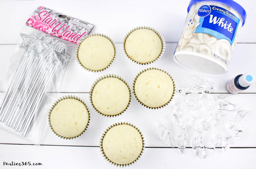 cinderella cupcake materials