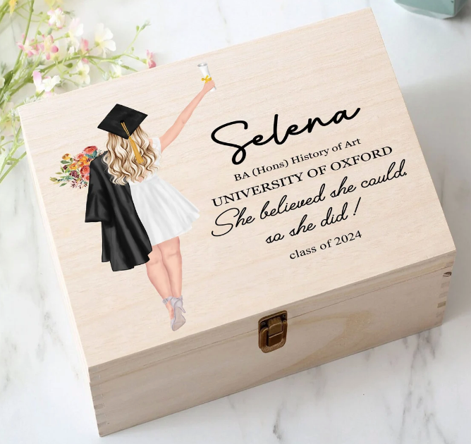 graduation keepsake box