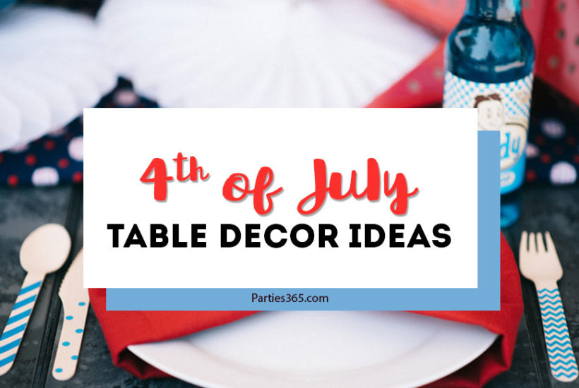 4th of July table decor ideas
