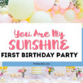 you are my sunshine first birthday party