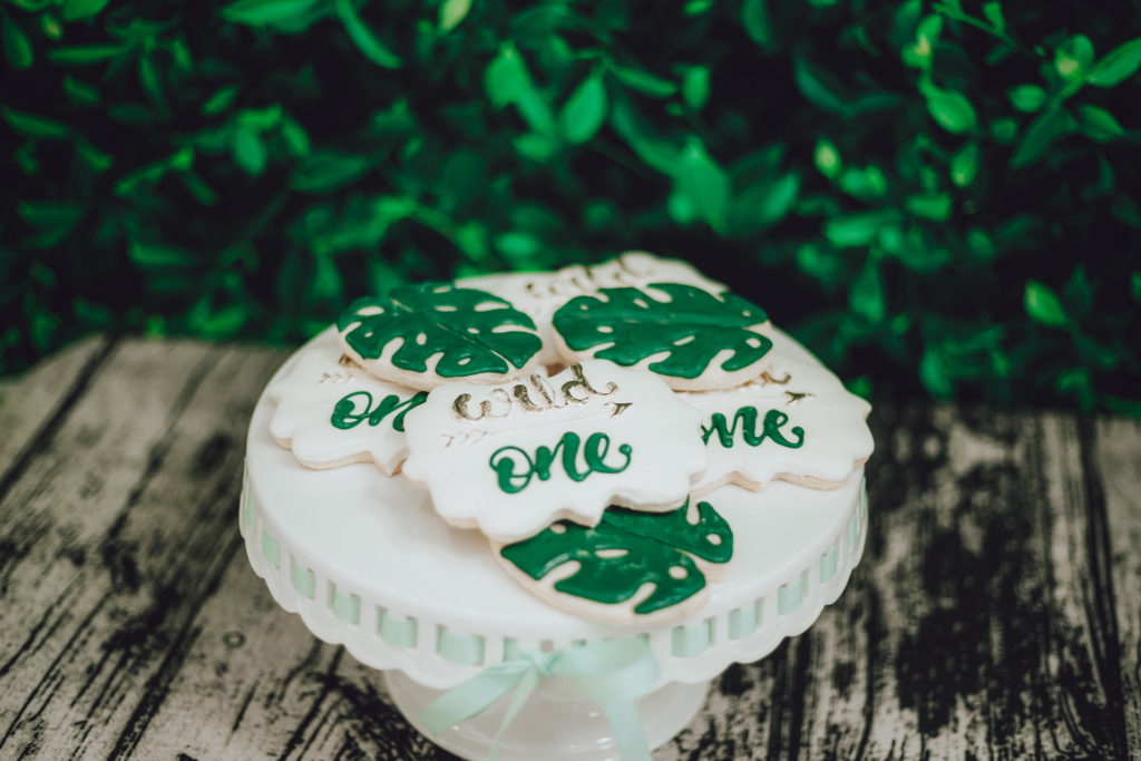 wild one custom sugar cookies