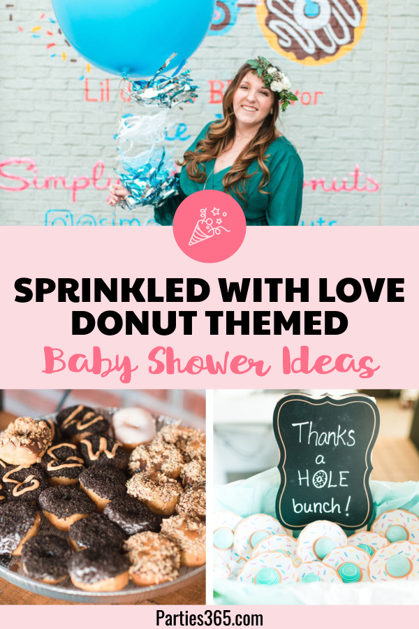 Donut Baby Shower Decorations, Baby Sprinkle Decorations Sprinkled