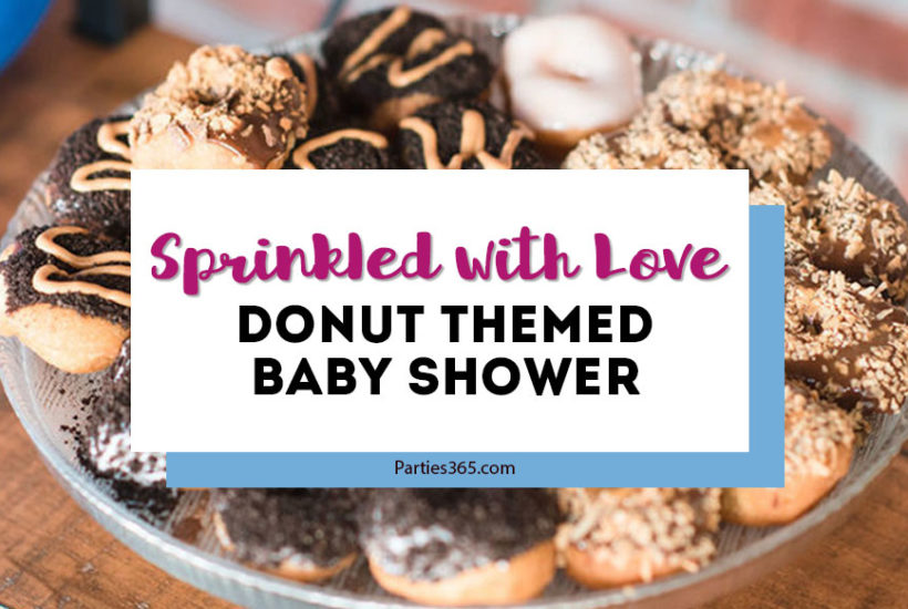 sprinkled with love donut baby shower