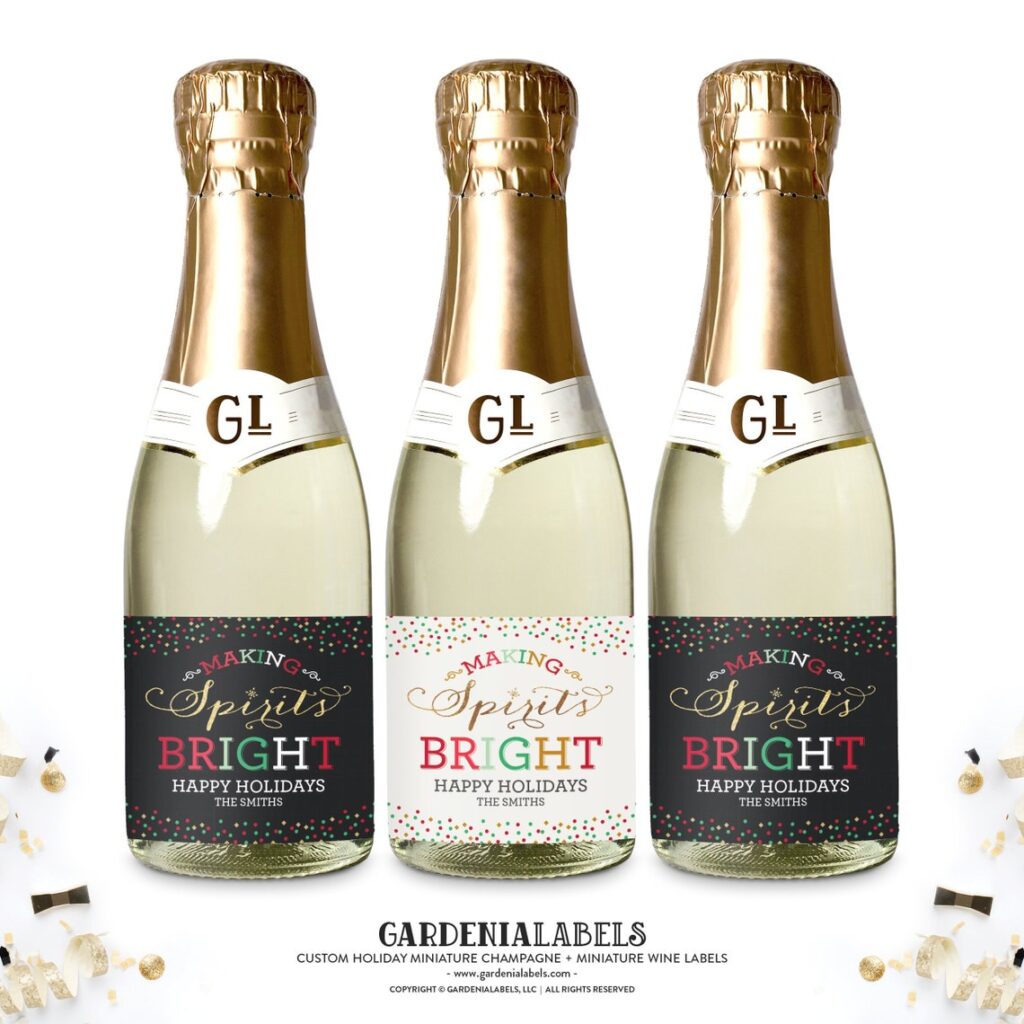 custom champagne labels