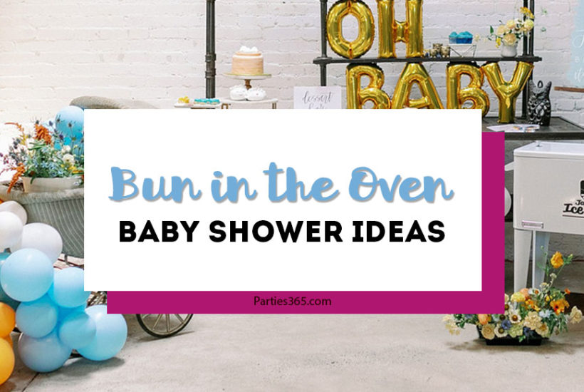 bun in the oven baby shower