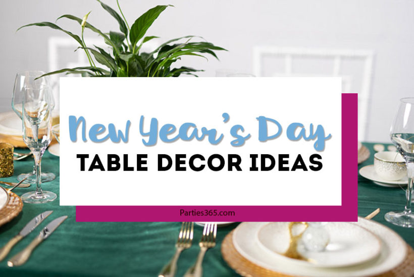 New year's day table decor ideas