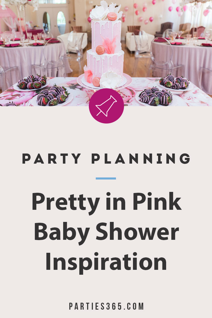 pretty in pink baby shower ideas