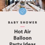 hot air balloon baby shower ideas