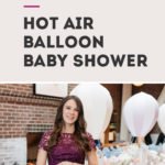 hot air balloon baby shower ideas