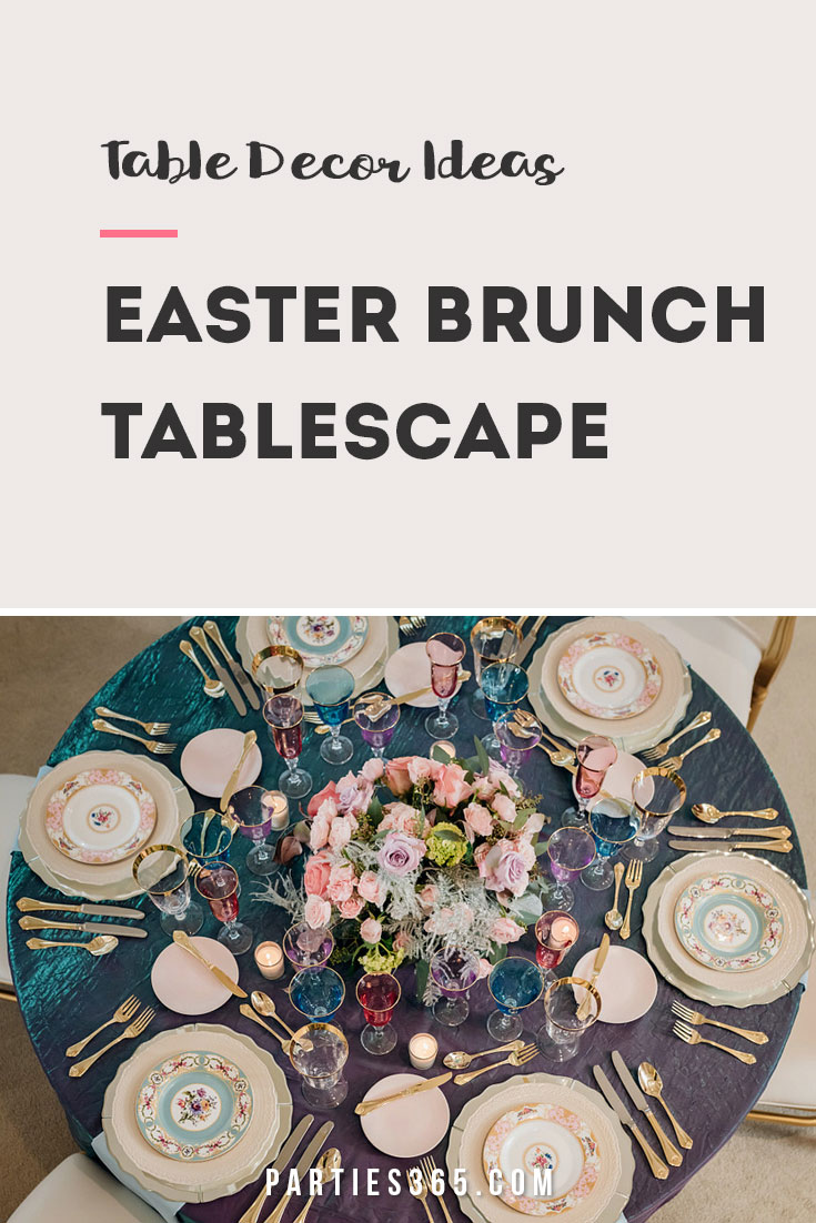 ideas for a pastel easter tablescape