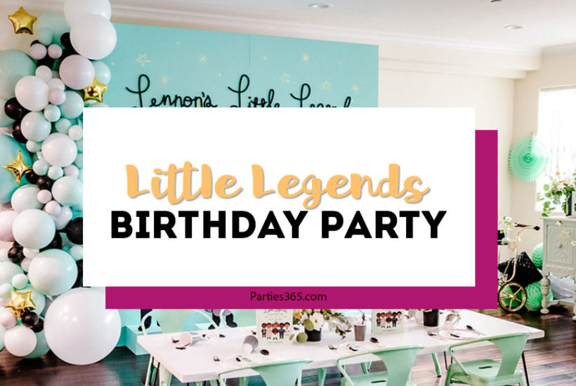 little legends boys birthday party