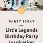 little legends boys birthday party