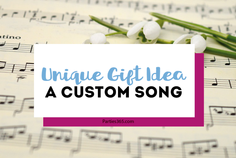 custom song gift idea