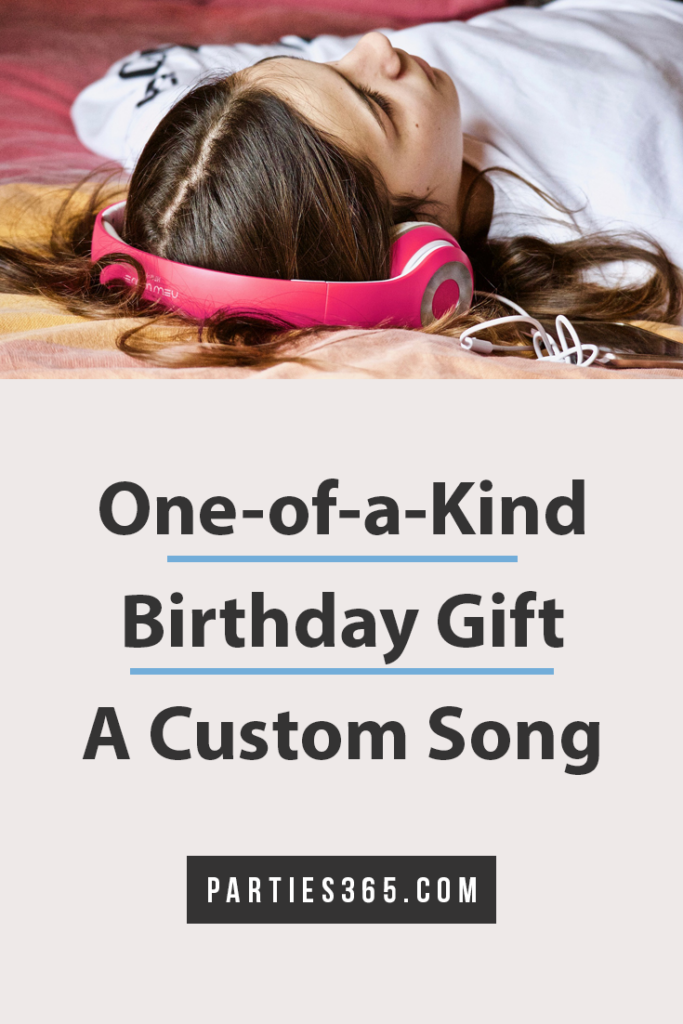 unique gift idea a custom song