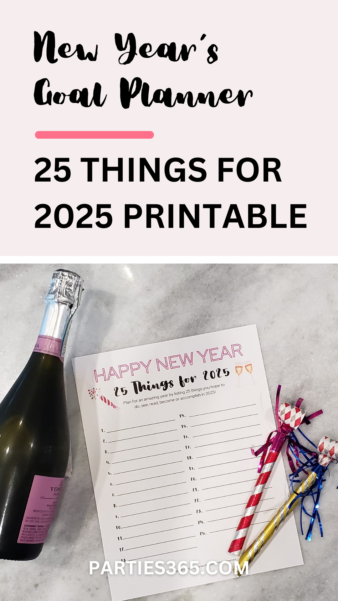 new year's printable goal setting worksheet