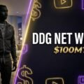 DDG net worth featured image - rapper and YouTuber DDG with $100M question mark