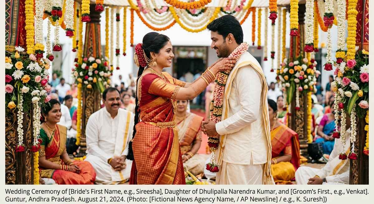 dhulipalla narendra kumar daughter engagement the november 2025 ceremony
