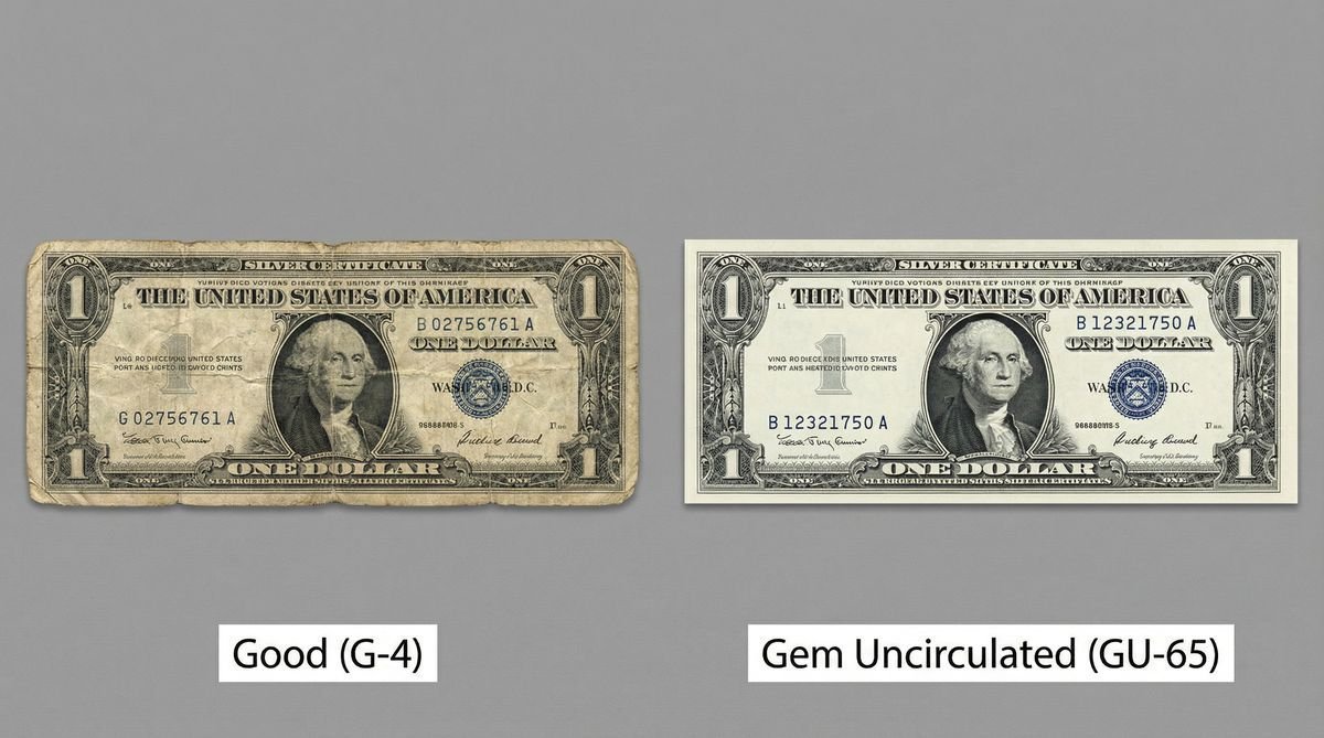 how to grade your 1957 a silver certificate at home