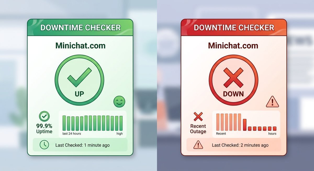 is minichat down right now or is it just you