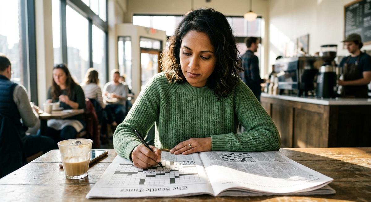 Crossword puzzle grid highlighting the Lyft alternative clue with UBER filled in as the answer