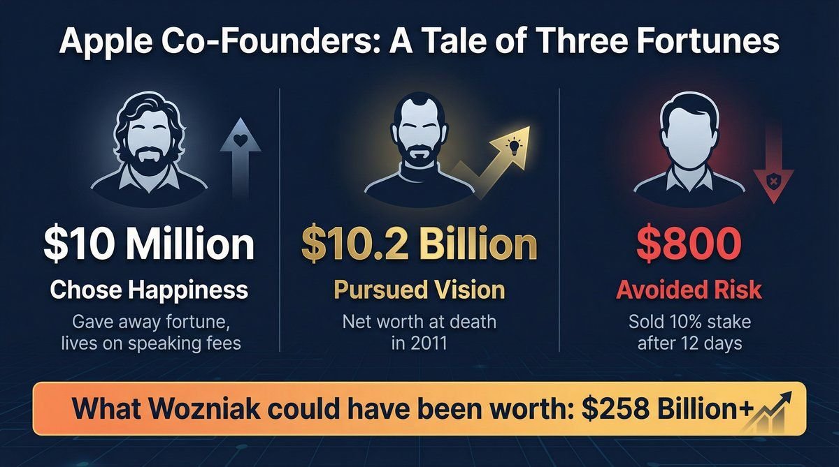 the 258 billion decision why wozniak gave away his apple fortune