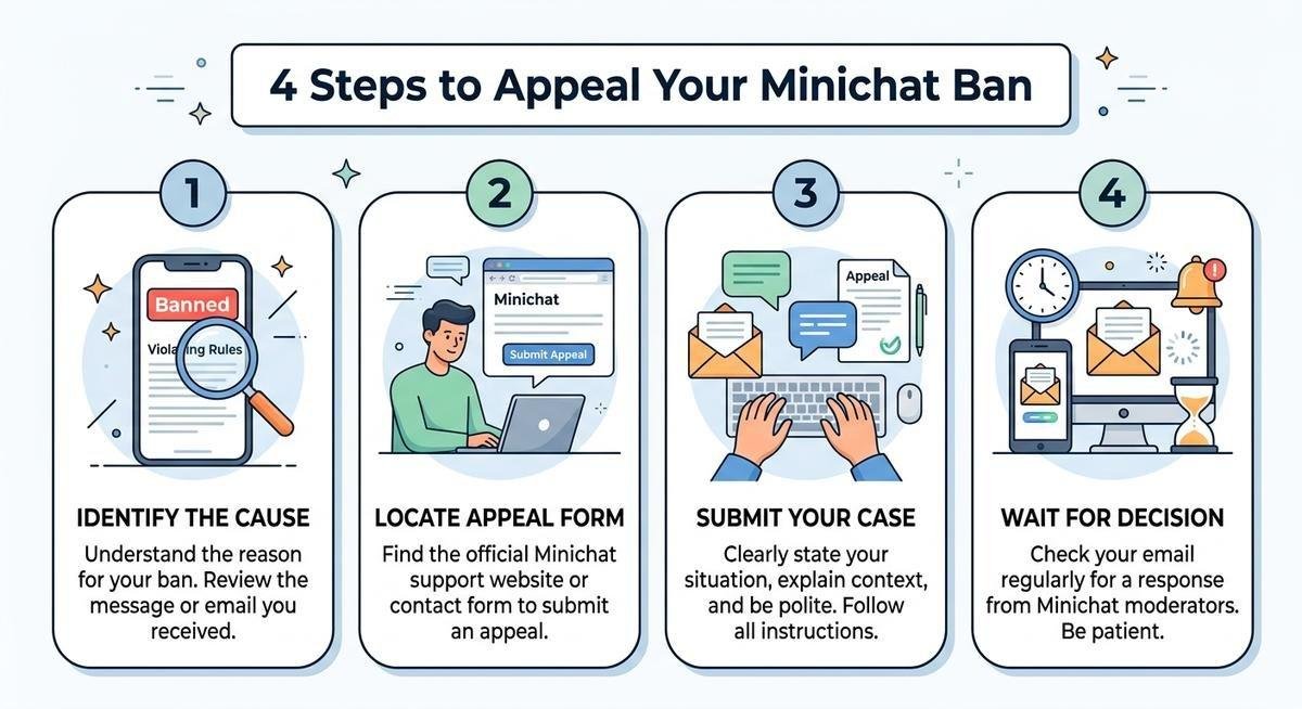 types of minichat bans temporary permanent and shadow bans