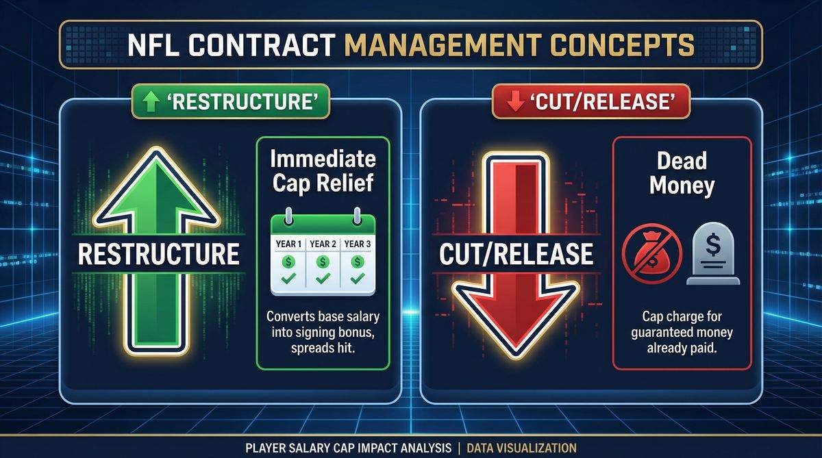 understanding key cap concepts restructures cuts and dead money