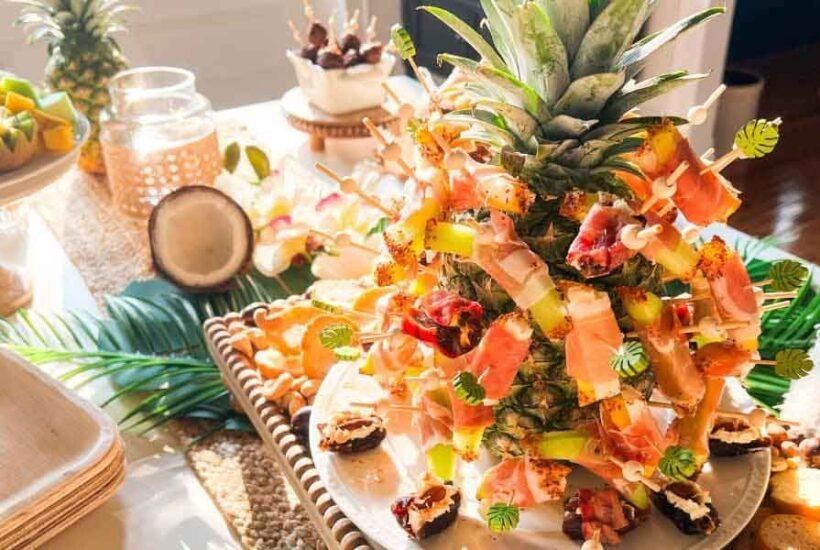 Food and Drink Ideas for a Tropical Themed Dinner Party