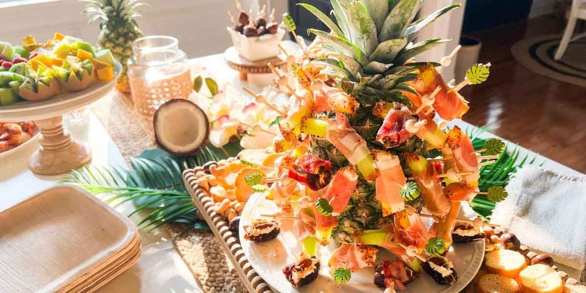 Food and Drink Ideas for a Tropical Themed Dinner Party