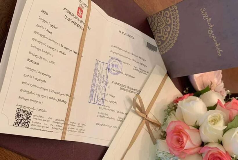 Marriage registration in Georgia