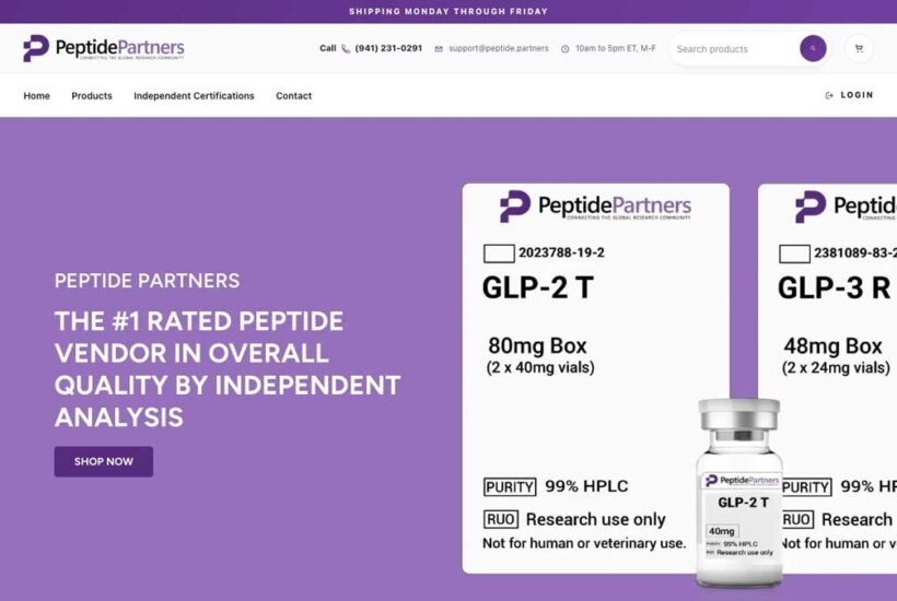 Shop Peptide Partners with code KLIKOOGQWG