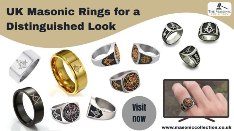 Masonic Rings Types Masonic Rings UK Paired with Custom Regalia for a Distinguished Look