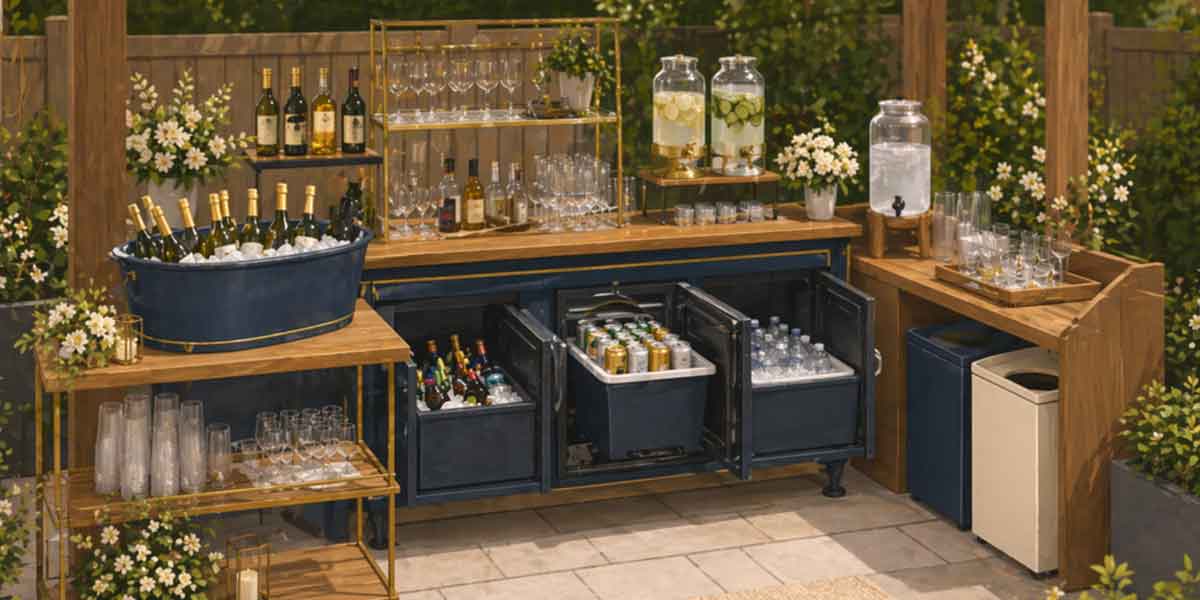 5 Smart Upgrades for Your Backyard Party Beverage Station