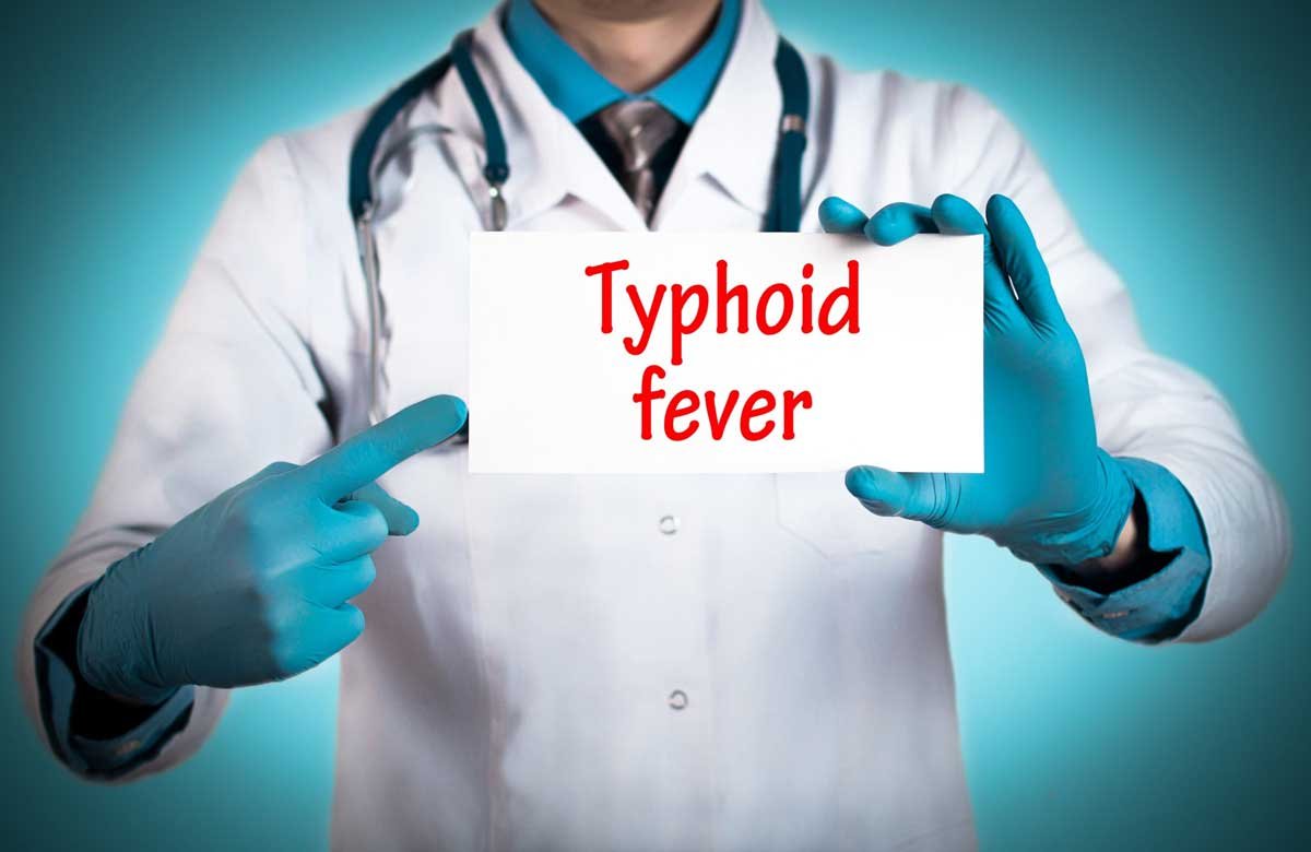 Typhoid symptoms causes