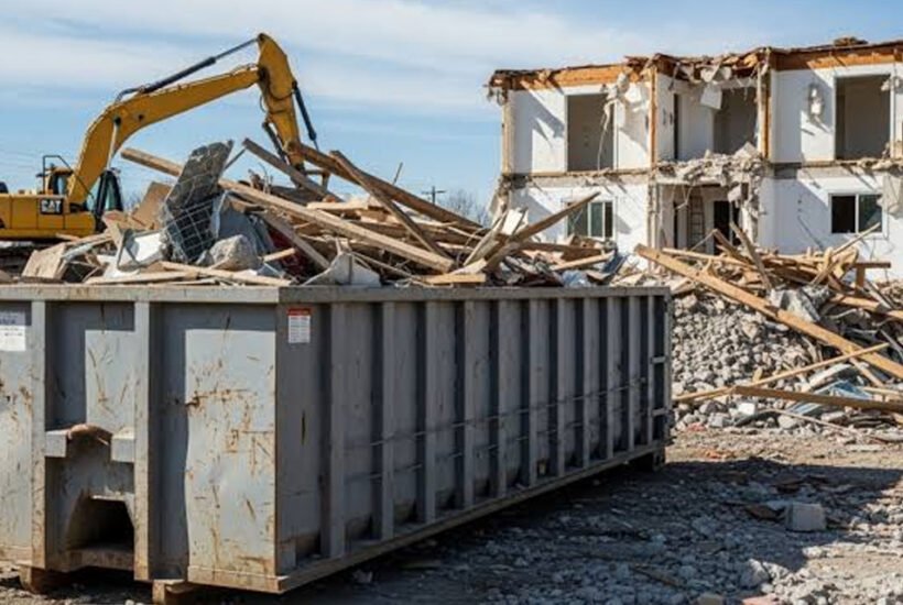 Concrete Dumpster Considerations for Heavy Residential Demolition Work